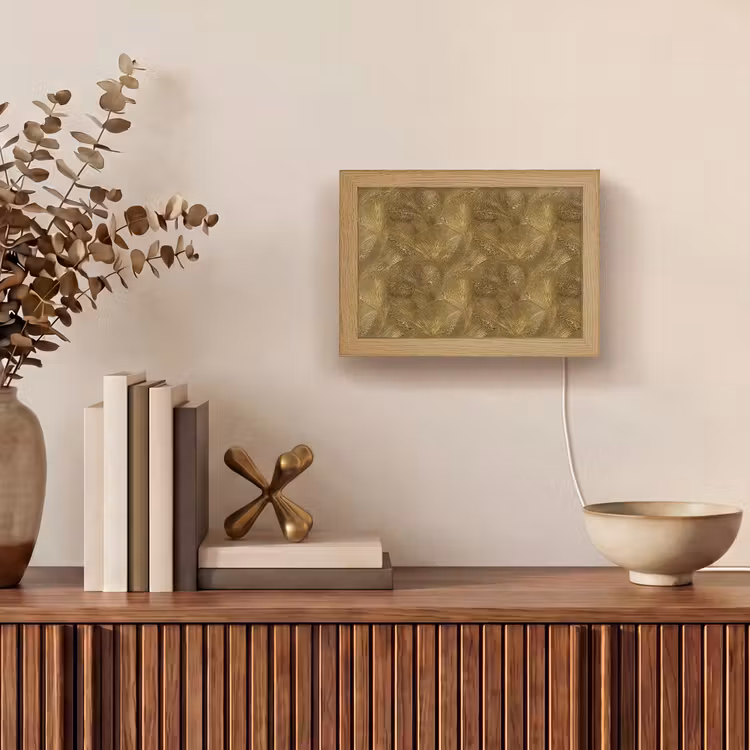 Lightbox - Wandlamp - Organisch - Lijnen - Goud — 4