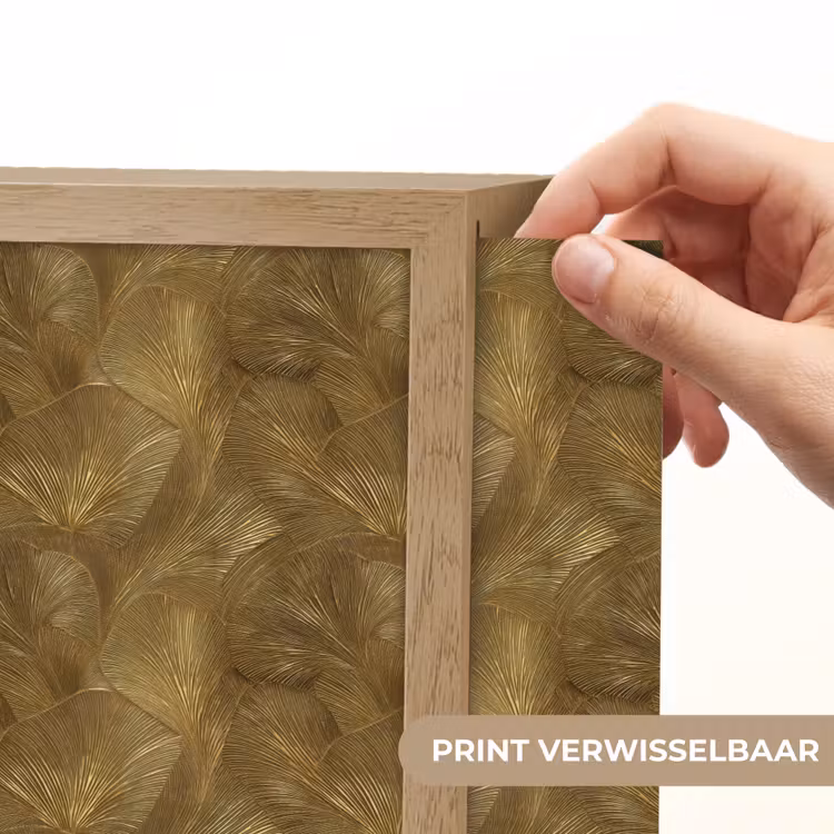 Lightbox - Wandlamp - Organisch - Lijnen - Goud — 6