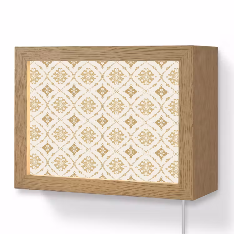 Lightbox - Wandlamp - Ornament - Klassiek - Goud — 1