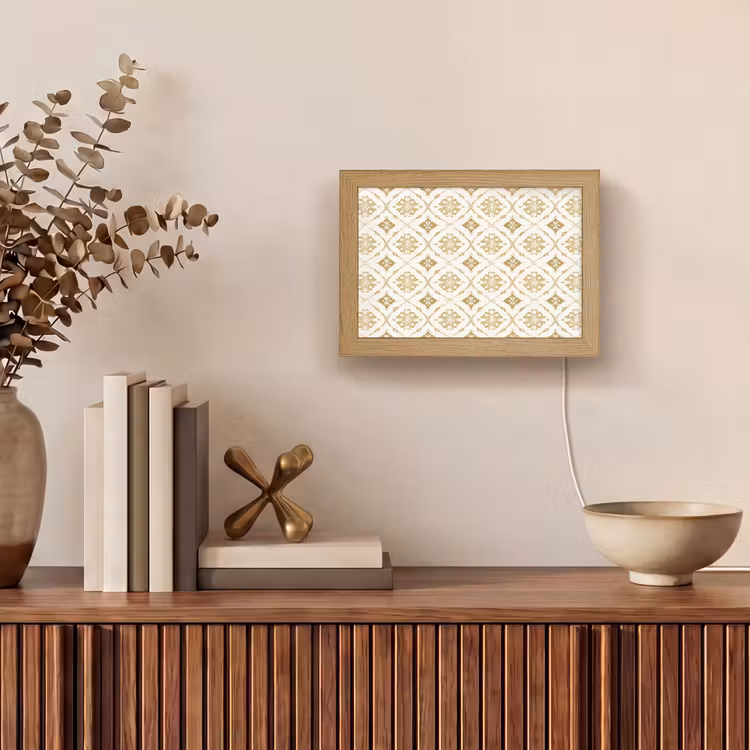 Lightbox - Wandlamp - Ornament - Klassiek - Goud — 4