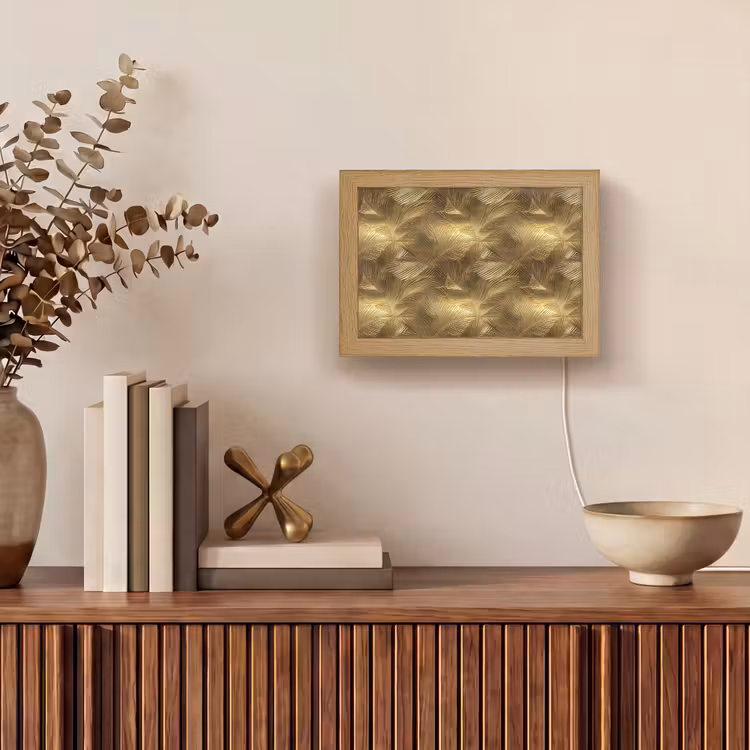 Lightbox - Wandlamp - Palm - Waaier - Goud — 4