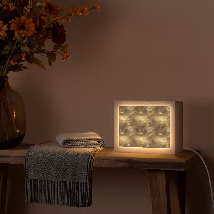 Lightbox - Wandlamp - Palm - Waaier - Goud — 5