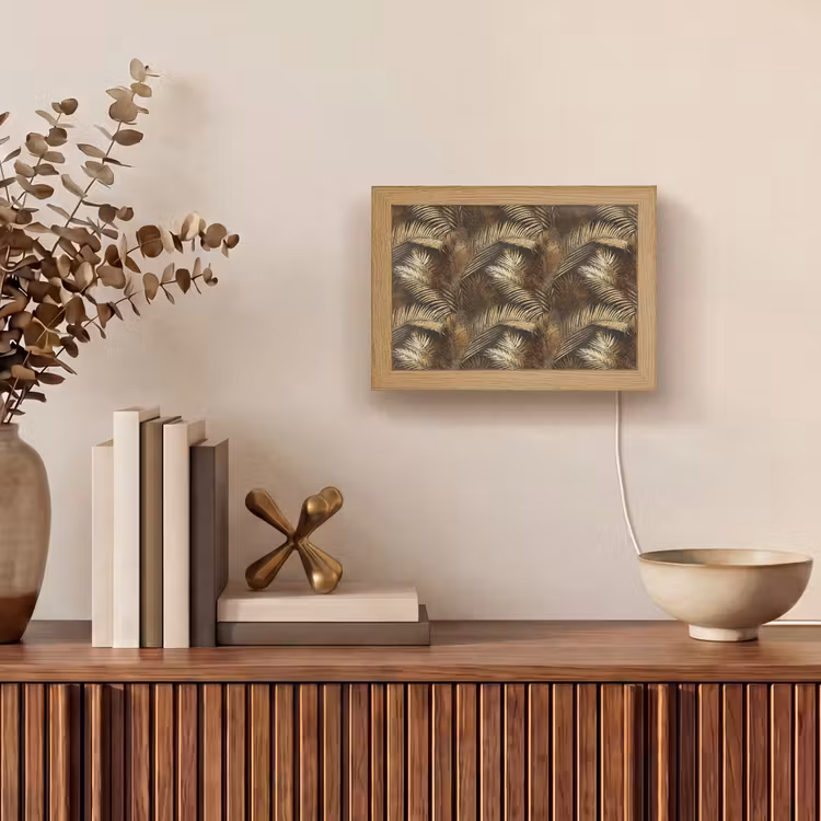 Lightbox - Wandlamp - Tropisch - Bladeren - Goud — 4