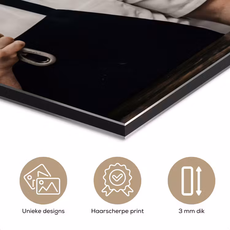 Aluminium schilderij - Koks - Koekenpannen - Keuken — 7