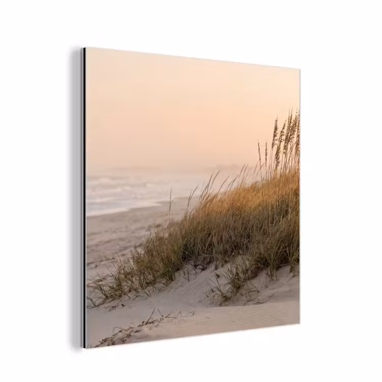 Aluminium schilderij - Duinlandschap - Zonsondergang - Strand — 1