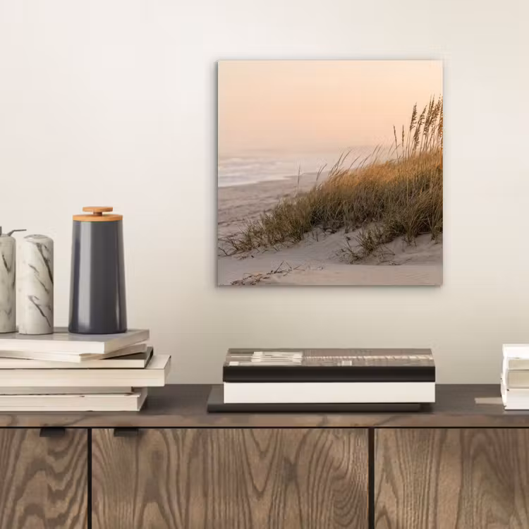 Aluminium schilderij - Duinlandschap - Zonsondergang - Strand — 2