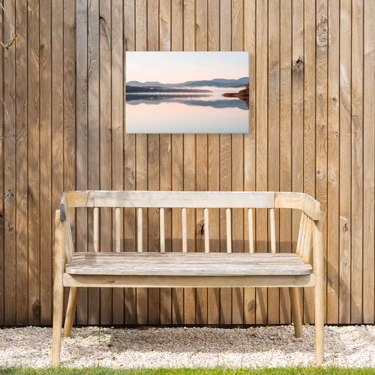 Buiten canvas - Water - Bomen - Mistlaag — 3