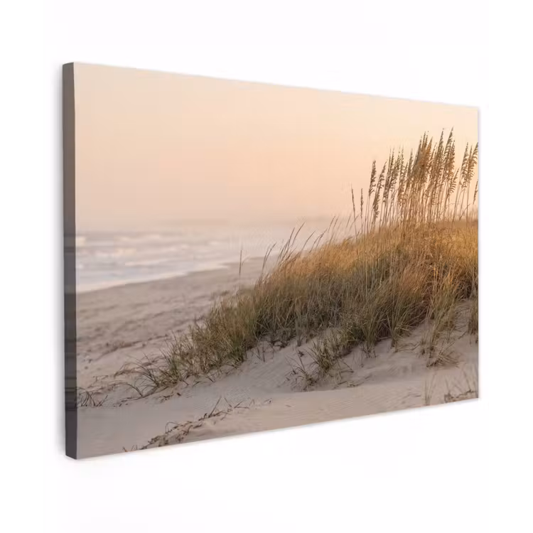 Buiten canvas - Duinlandschap - Zonsondergang - Strand — 1