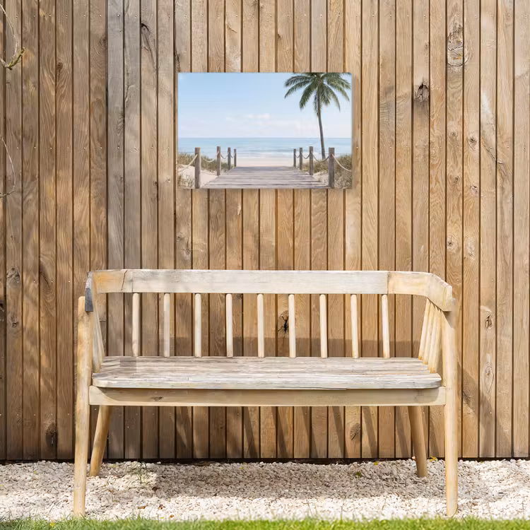 Buiten canvas - Palmbomen - Pad - Horizon — 3