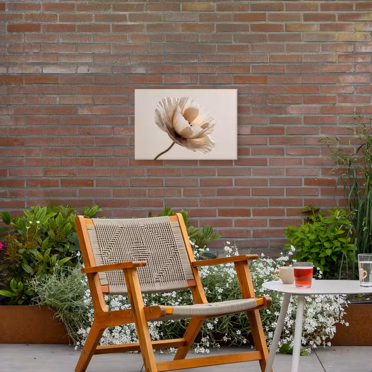 Buiten canvas - Bloem - Beige - Crème — 2