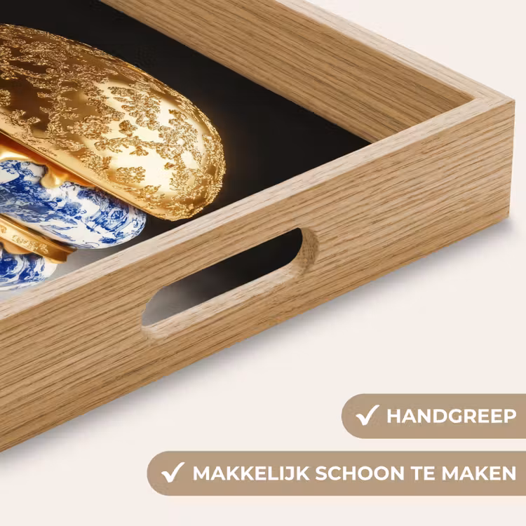 Dienblad - Delftsblauw - Goud - Burger — 5