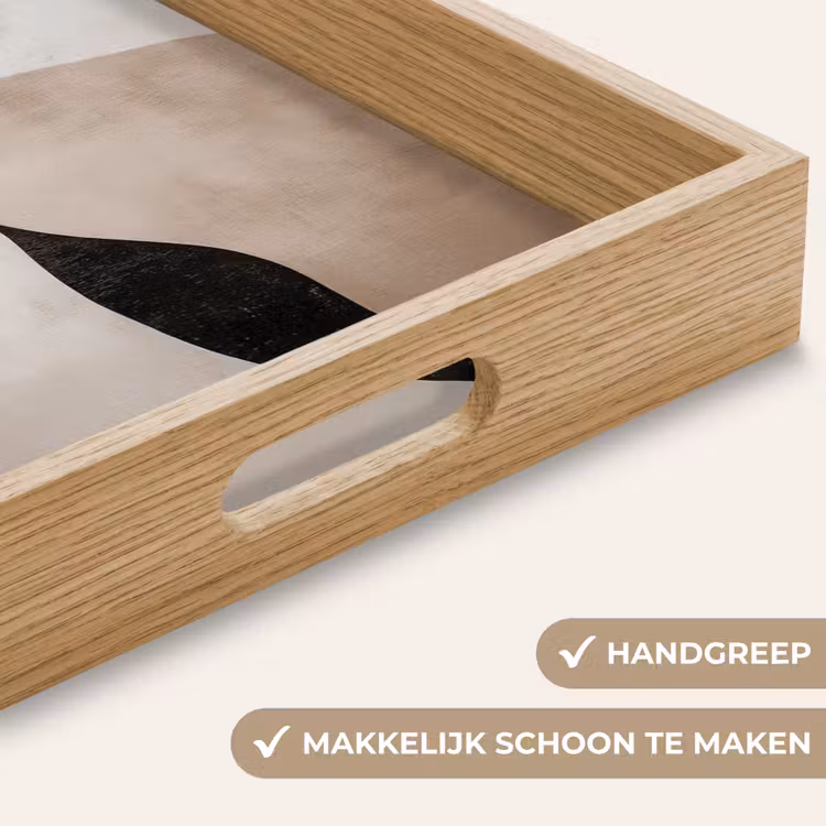 Dienblad - Contourlijnen - Abstracte landschap — 5