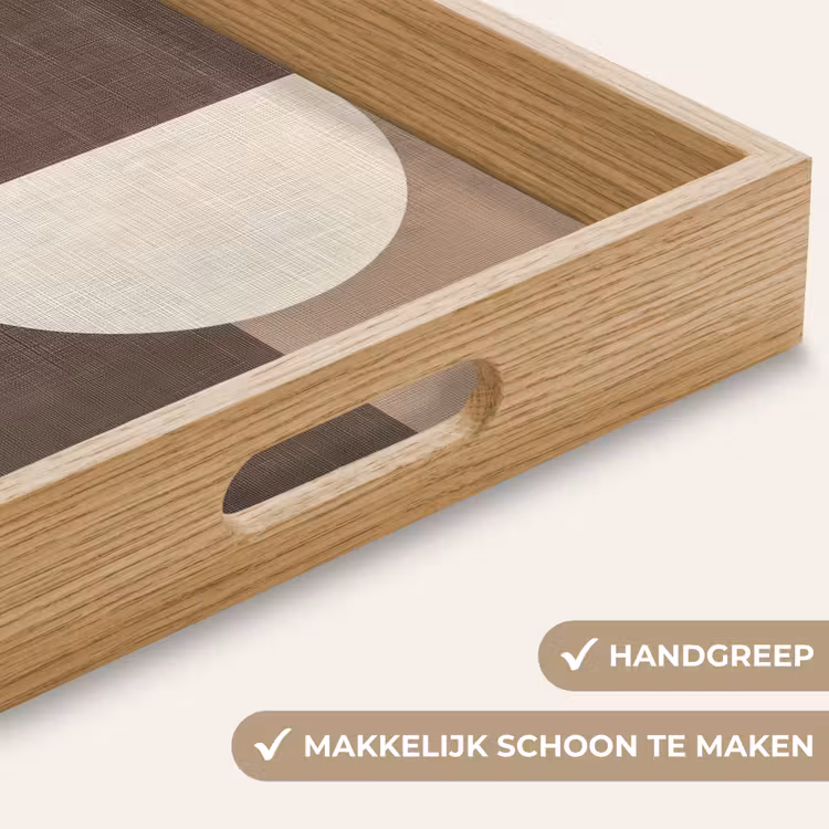 Dienblad - Raster - Halve cirkels - Contrast — 5
