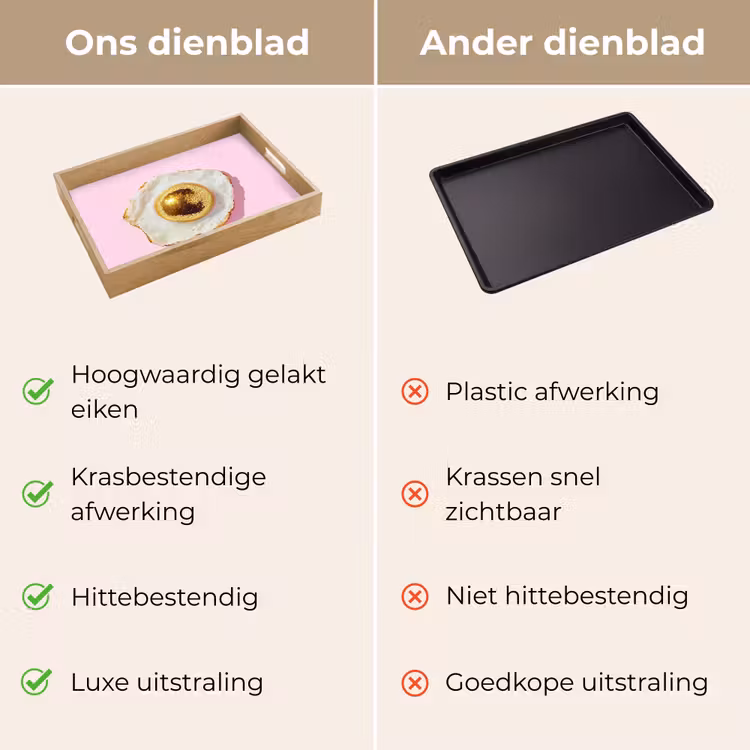 Dienblad - Ei - Disco - Ontbijt - Glitter — 3