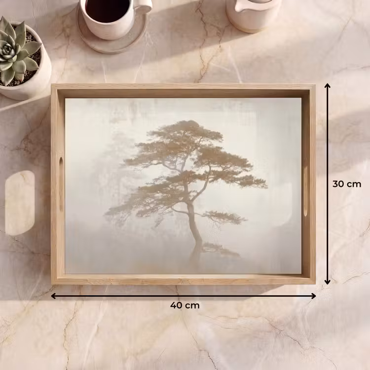 Dienblad - Boom - Oosterse stijl - Landschap — 9