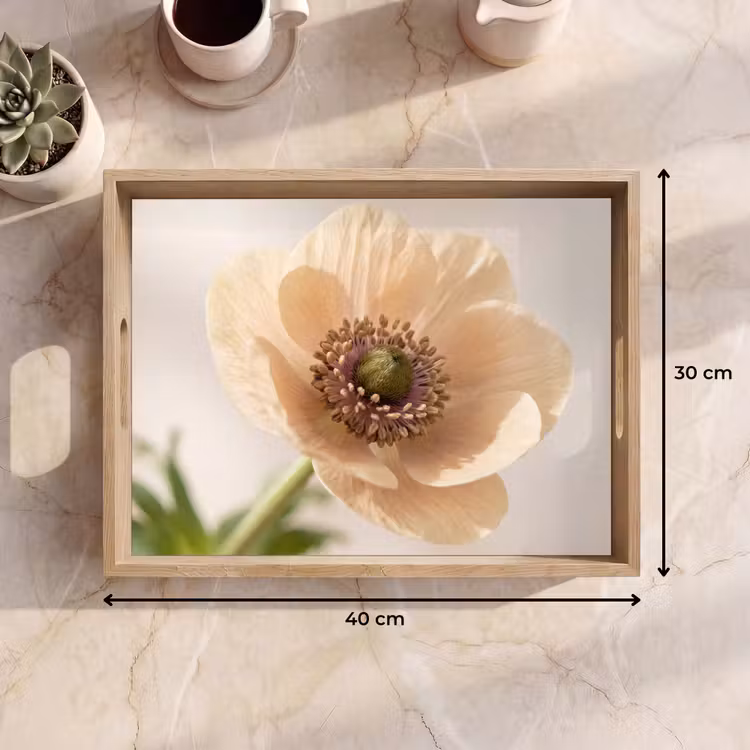 Dienblad - Bloem - Minimalistisch - Groen — 9
