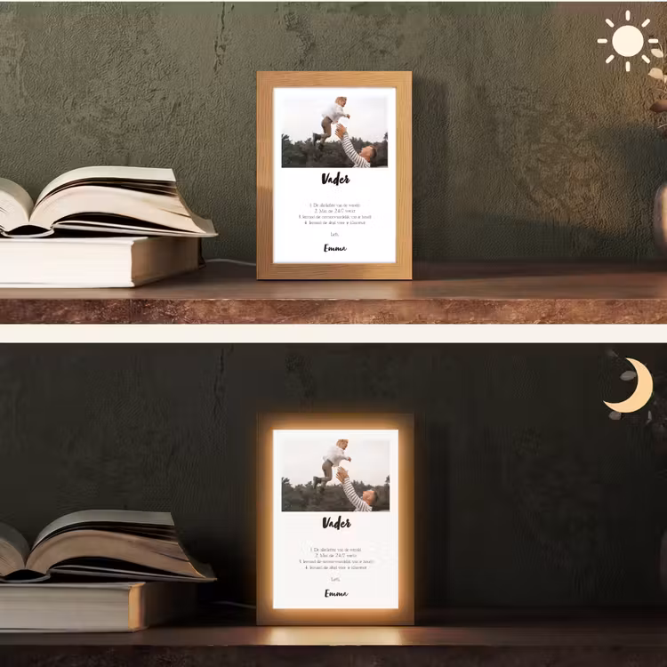 Gepersonaliseerde Lightbox - Betekenis Papa — 5