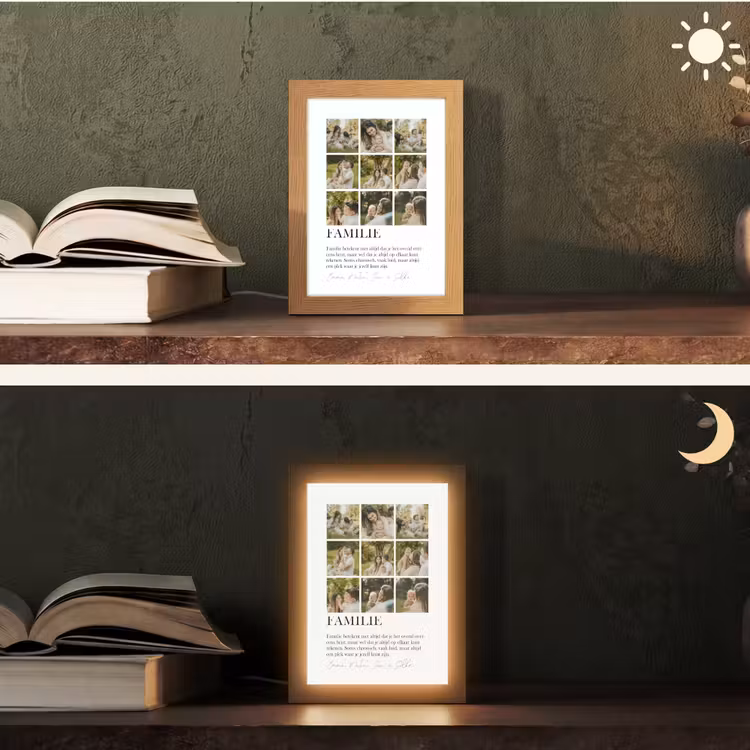 Gepersonaliseerde Lightbox - Familie - Fotocollage — 5