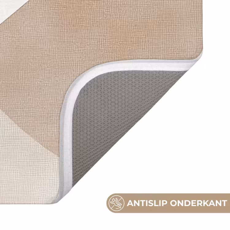 Wc Mat - Bruin - Japandi - Abstract — 3