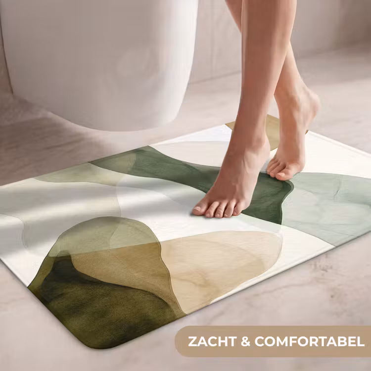 Wc Mat - Japandi - Abstract - Groen — 7