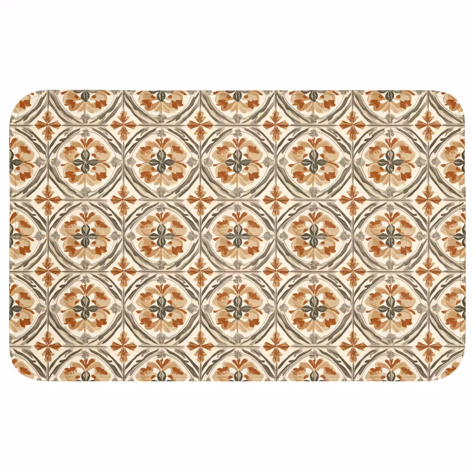 Wc Mat - Elegant - Antiek - Kleurrijk — 1