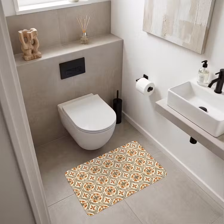 Wc Mat - Elegant - Antiek - Kleurrijk — 6
