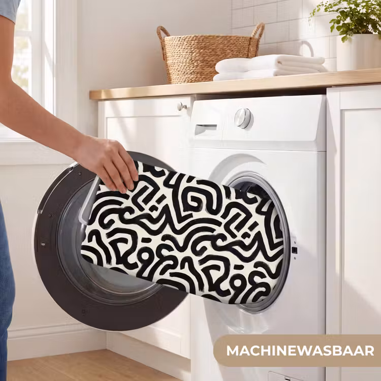 Wc Mat - Modern - Abstract - Zwart — 5
