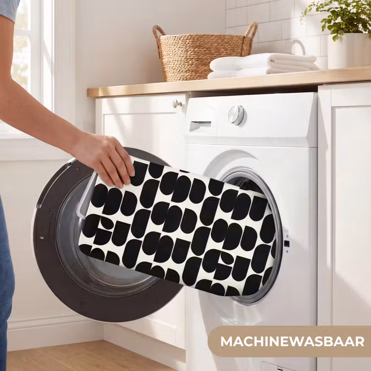 Wc Mat - Modern - Patroon - Zwart — 5