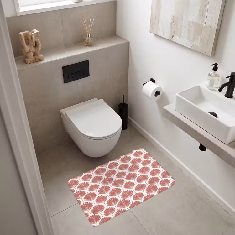 Wc Mat - Waaier - Motief - Terra — 6