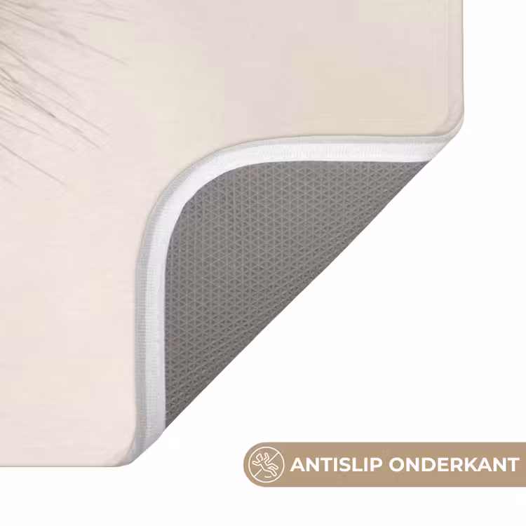 Wc Mat - Paardenbloem - Minimalistisch - Wit — 3