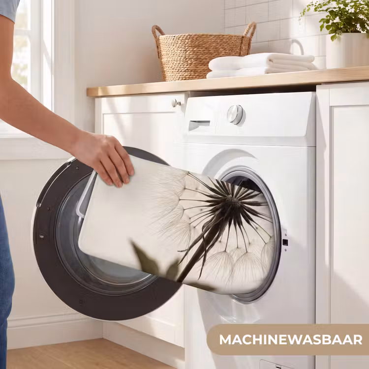 Wc Mat - Paardenbloem - Minimalistisch - Wit — 5