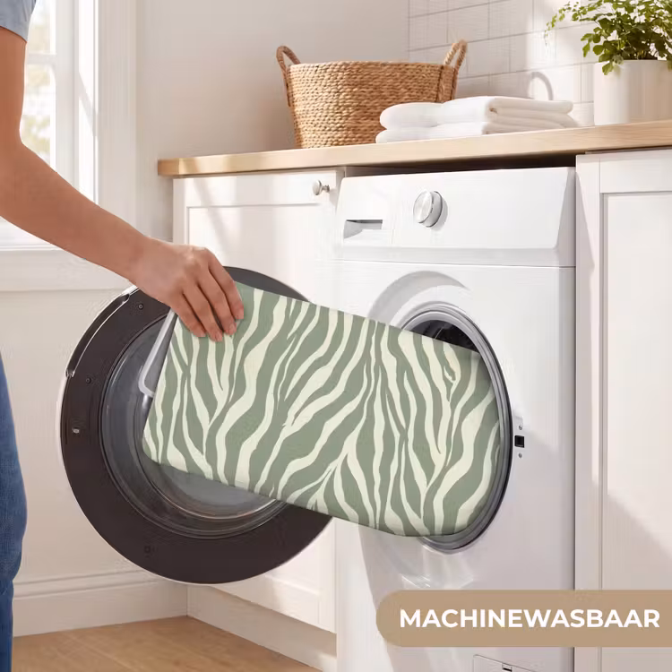 Wc Mat - Zebra - Motief - Groen — 5