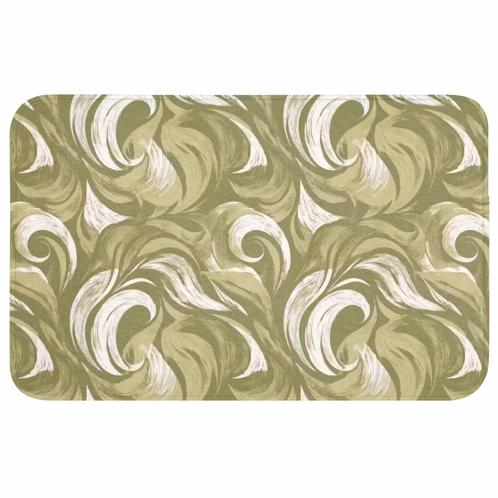 Wc Mat - Abstract - Textuur - Groen — 1