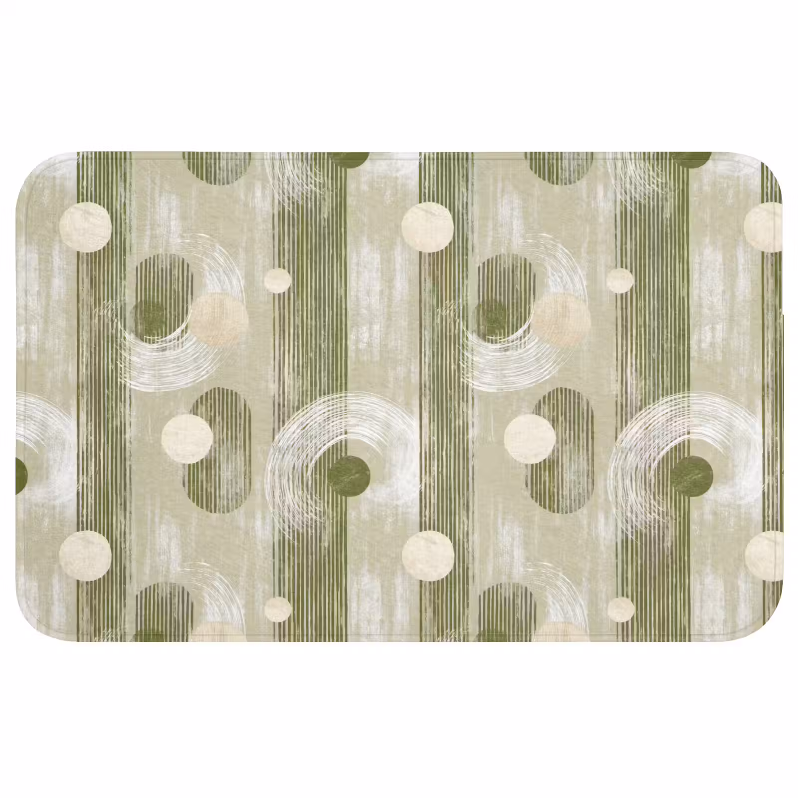 Wc Mat - Artistiek - Modern - Groen — 1