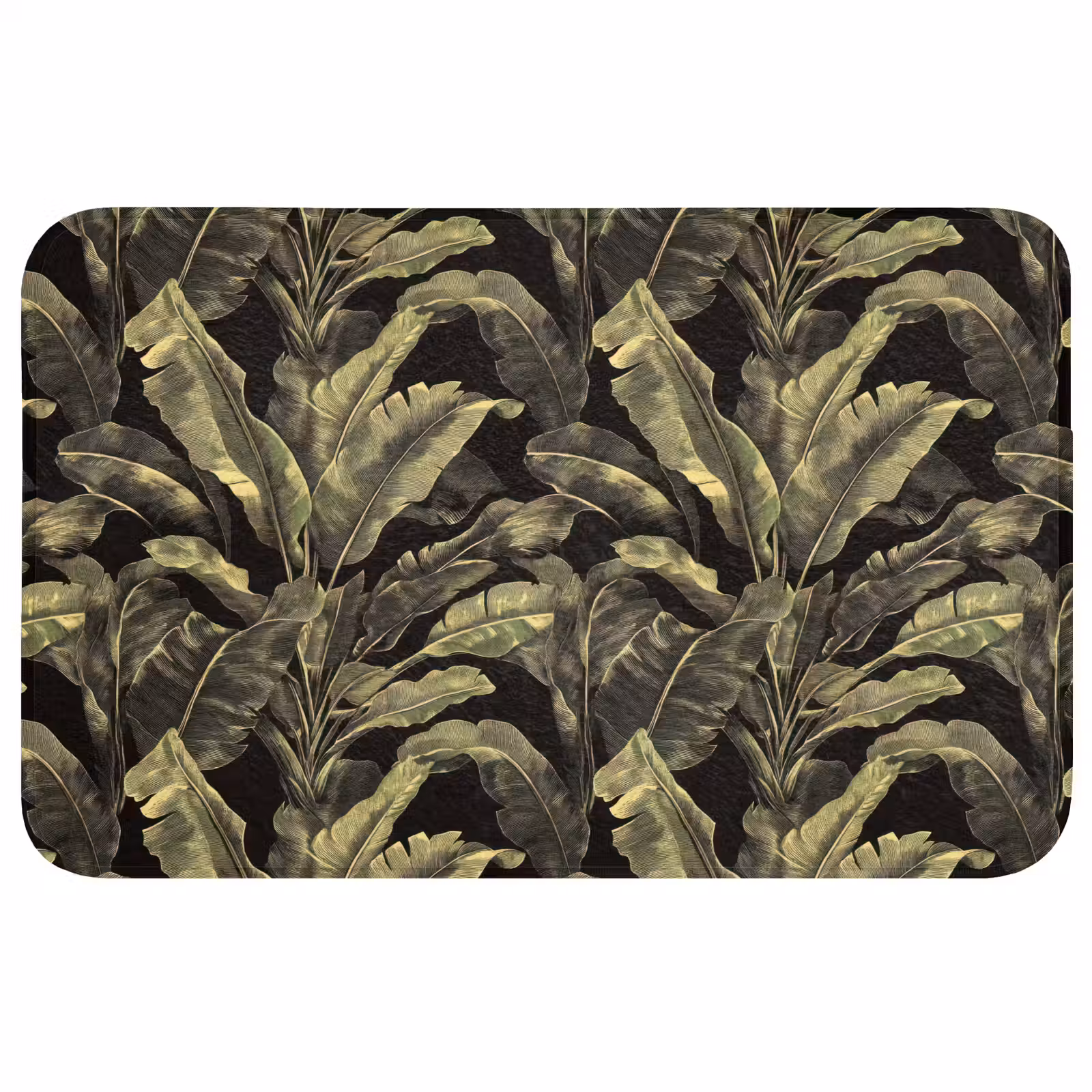 Wc Mat - Botanisch - Bladeren - Groen — 1