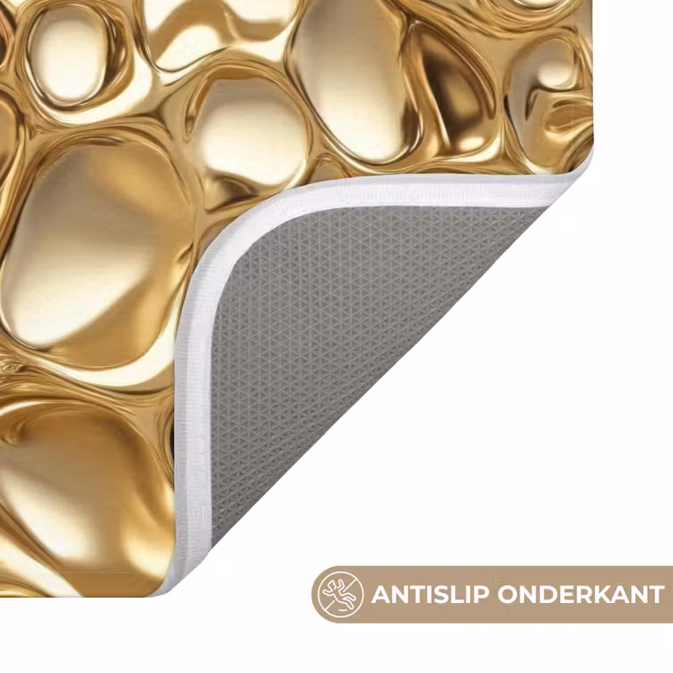 Wc Mat - Abstract - Modern - Goud — 3