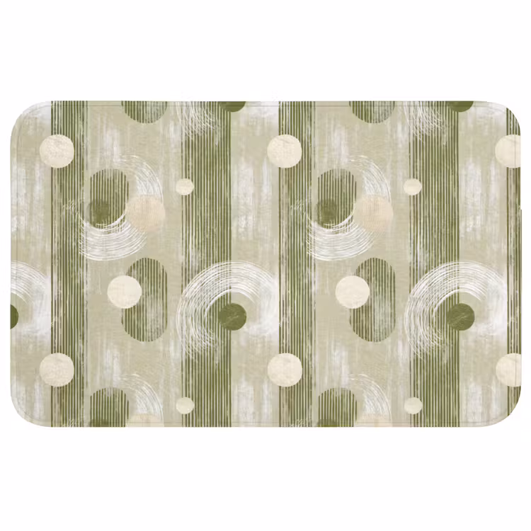 Wc Mat - Artistiek - Modern - Groen