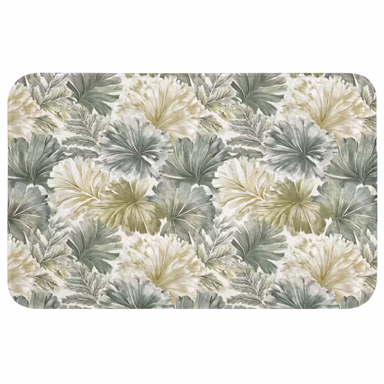 Wc Mat - Bladeren - Botanisch - Groen