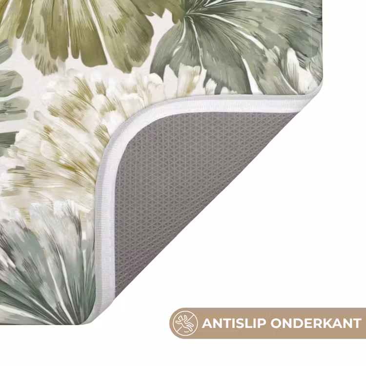 Wc Mat - Bladeren - Botanisch - Groen — 3