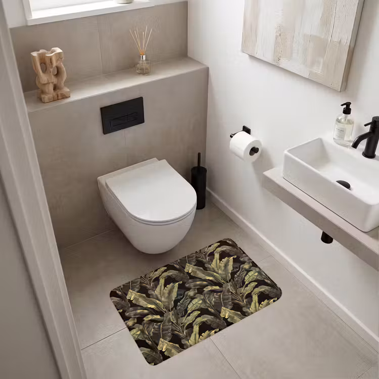 Wc Mat - Botanisch - Bladeren - Groen — 6