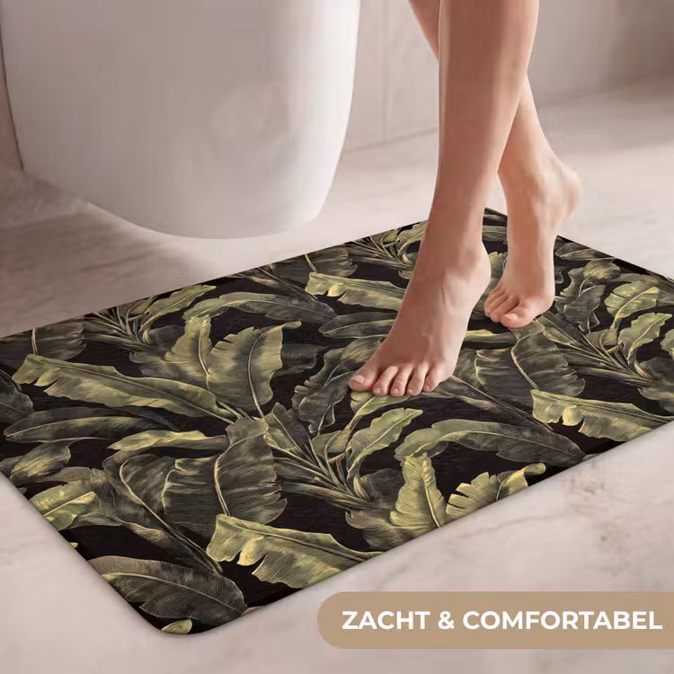 Wc Mat - Botanisch - Bladeren - Groen — 7