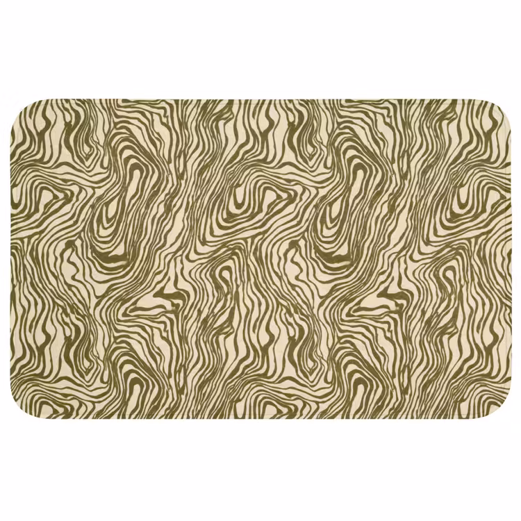 Wc Mat - Abstract - Marmer - Groen — 1
