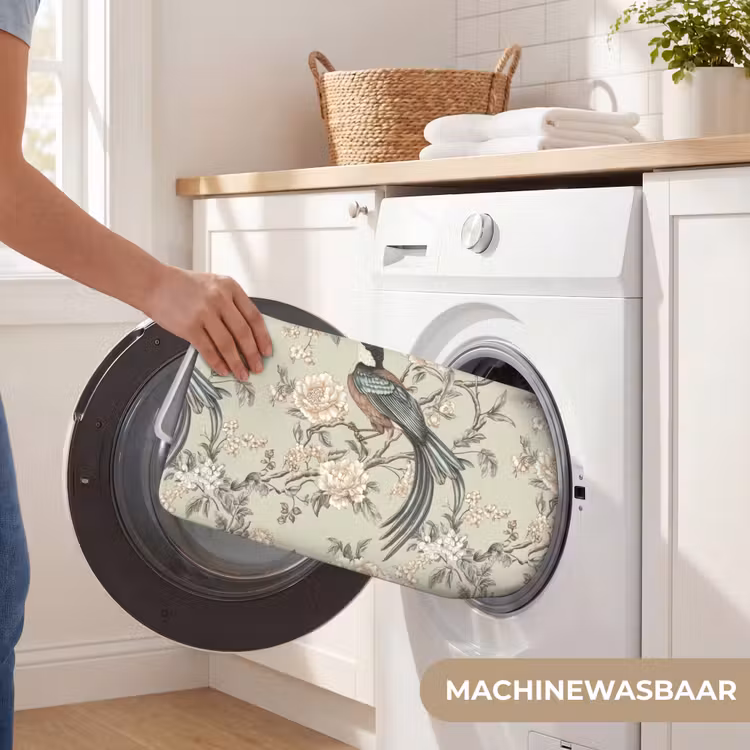 Wc Mat - Bloem - Vogel - Kleurrijk — 5