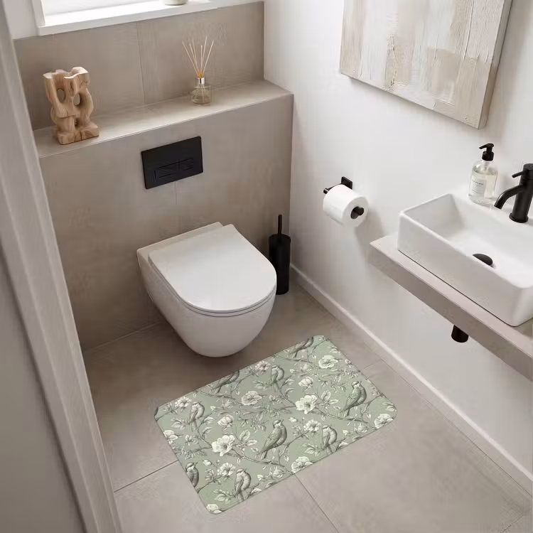 Wc Mat - Klassiek - Botanisch - Groen — 6