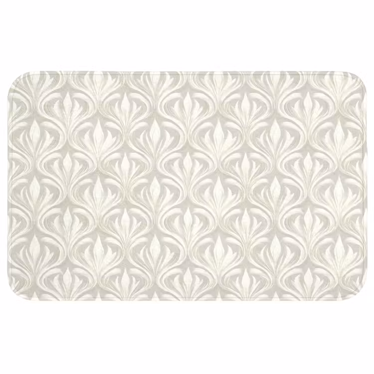 Wc Mat - Barok - Patroon - Beige — 1