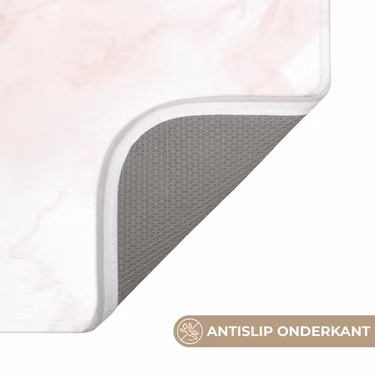 Wc Mat - Wolkenstructuur - Roze - Marmer — 3