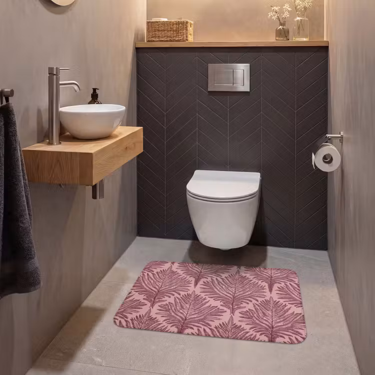Wc Mat - Varen - Patroon - Paars — 2