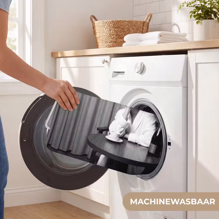 Wc Mat - Vrouw - Bubbels - Zwart - Wit — 5