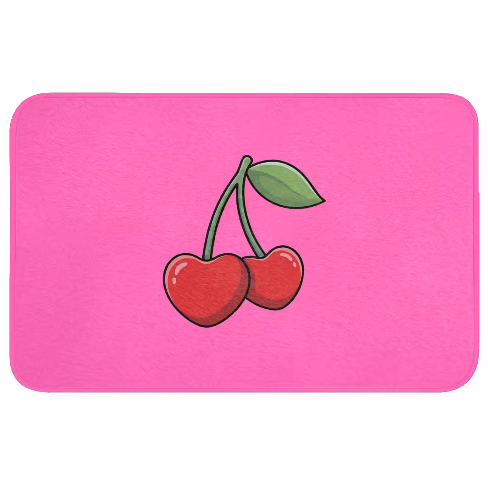 Wc Mat - Kers - Roze - Fruit — 1