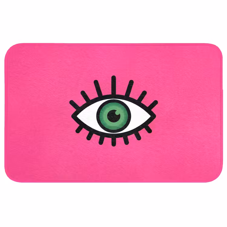 Wc Mat - Minimalistisch - Oog - Roze — 1